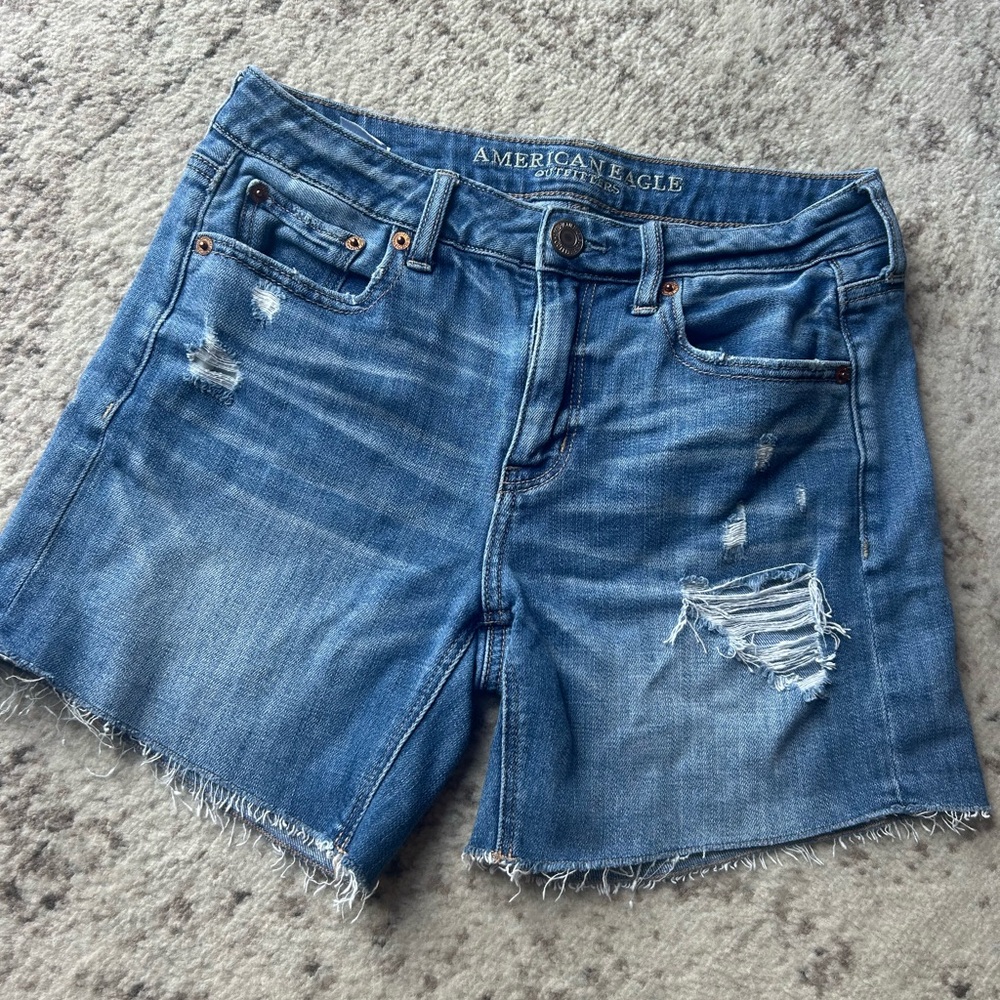 American Eagle Outfitters Women's Blue Denim Shorts